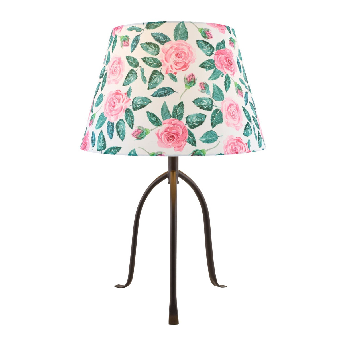 Modern European furniture - Floral Print Linen Table Lamp L - www.oroa.com