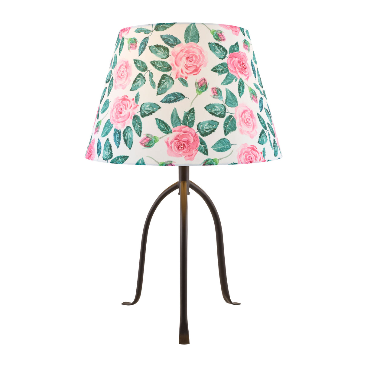 Floral Print Linen Table Lamp L | Oroa.com