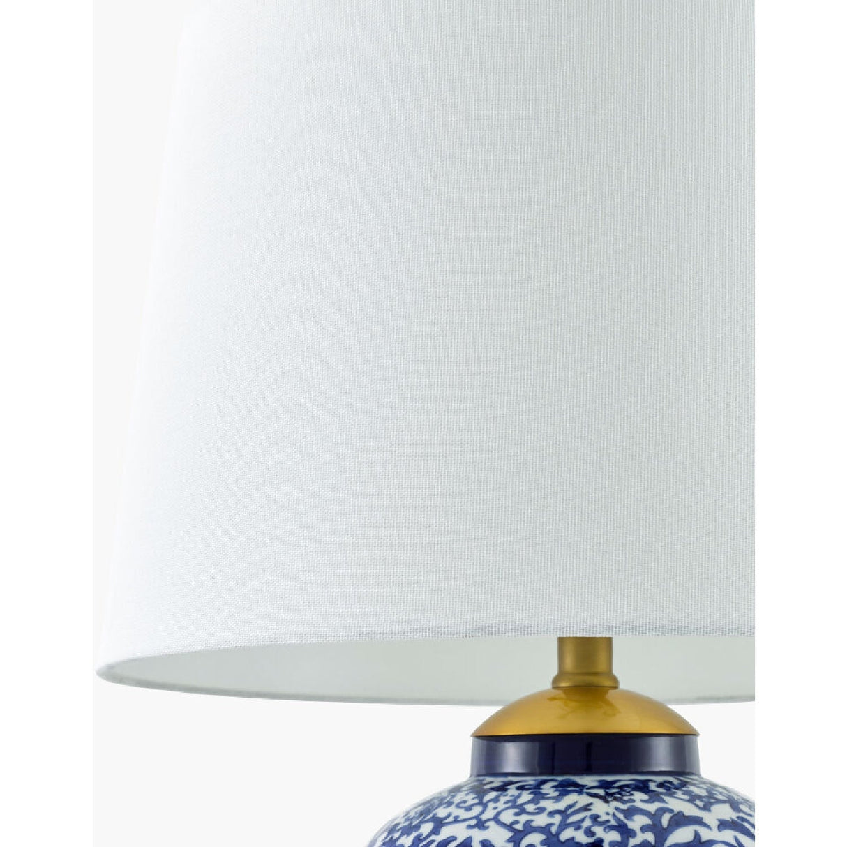 Modern European furniture - Blue Floral Ceramic Table Lamp - www.oroa.com