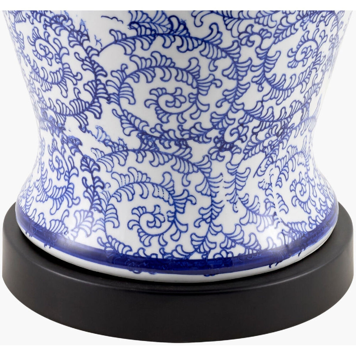 Modern European furniture - Blue Vines Ceramic Table Lamp - www.oroa.com