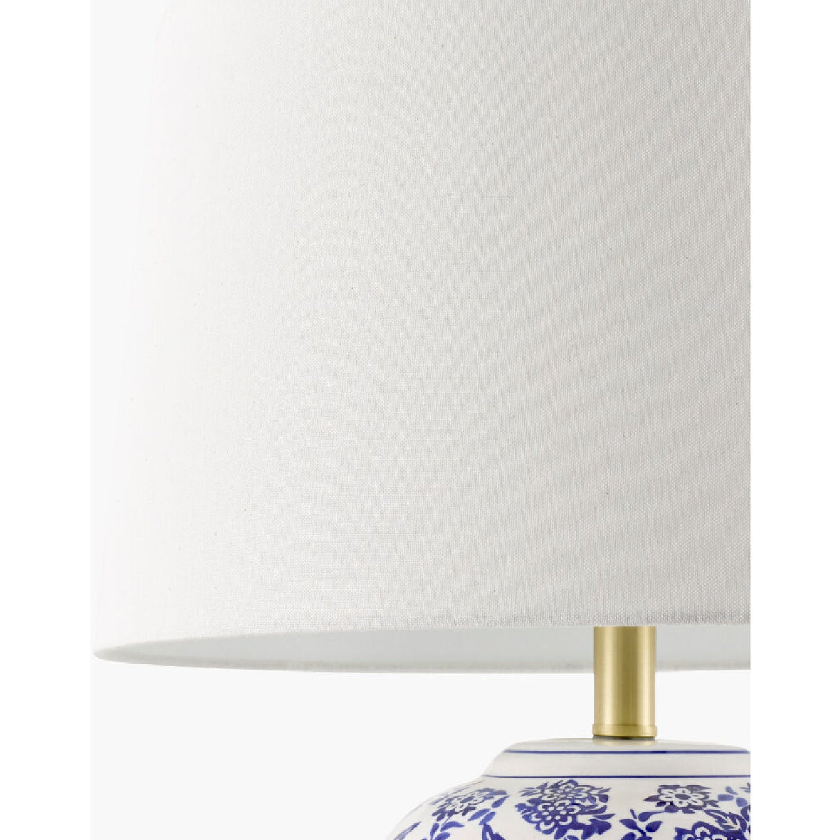 Modern European furniture - Blue Flowers Ceramic Table Lamp - www.oroa.com