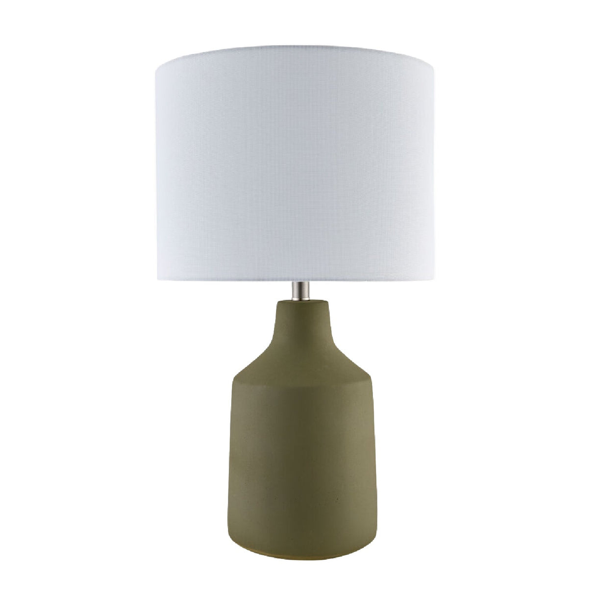 Modern European furniture - Painted Cement Accent Table Lamp - www.oroa.com