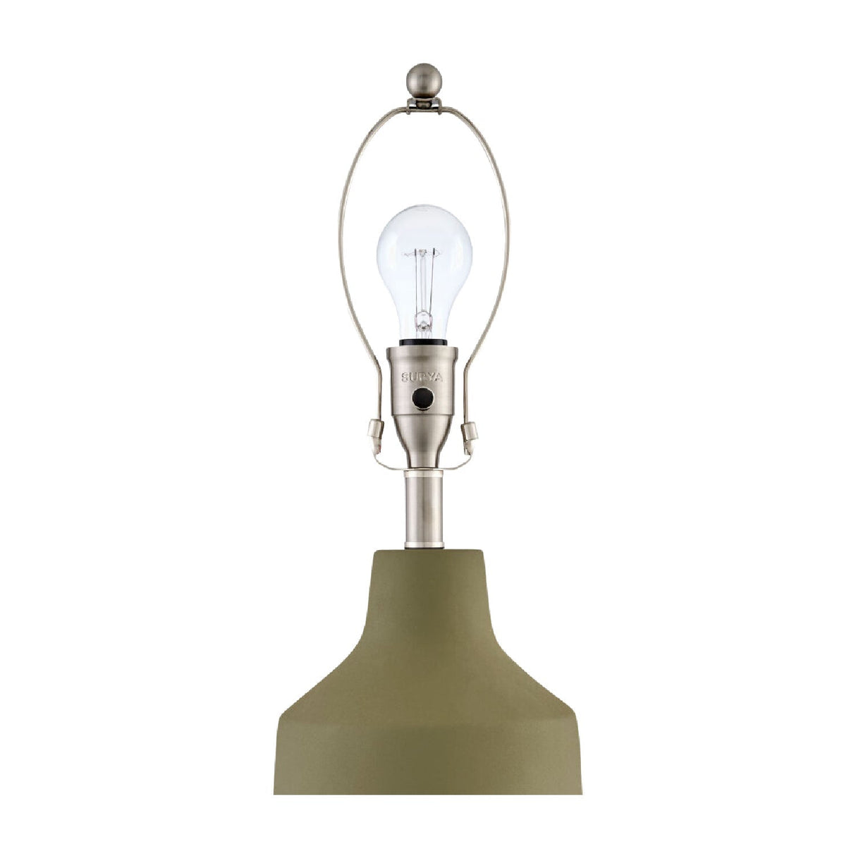 Modern European furniture - Painted Cement Accent Table Lamp - www.oroa.com