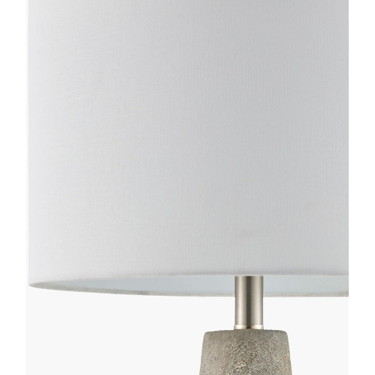 Modern European furniture - Painted Cement Accent Table Lamp - www.oroa.com