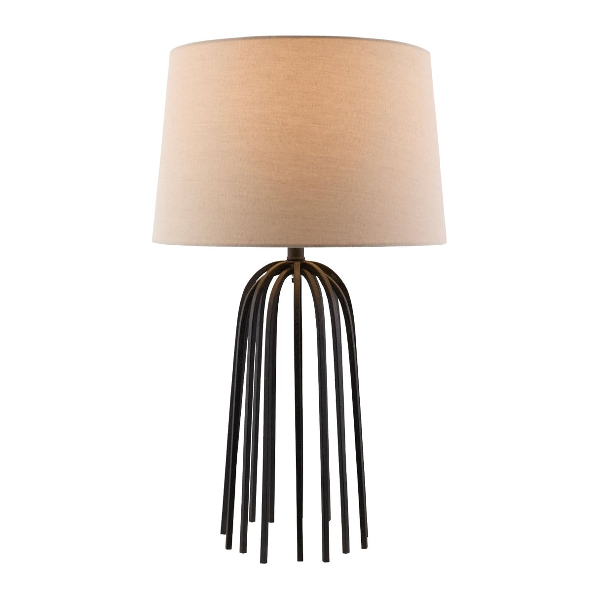 Modern European furniture - Black Iron Table Lamp - www.oroa.com