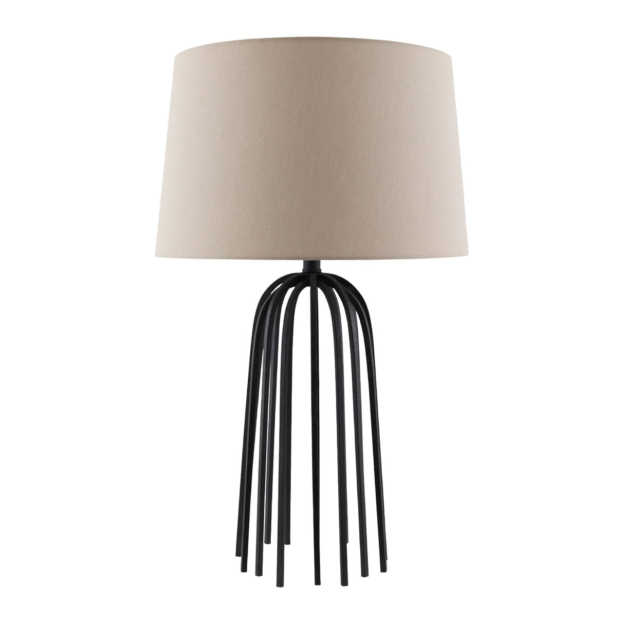 Modern European furniture - Black Iron Table Lamp - www.oroa.com