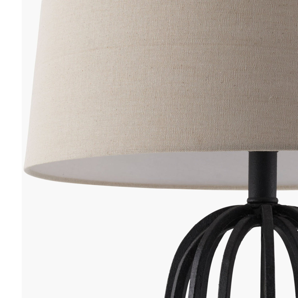 Modern European furniture - Black Iron Table Lamp - www.oroa.com
