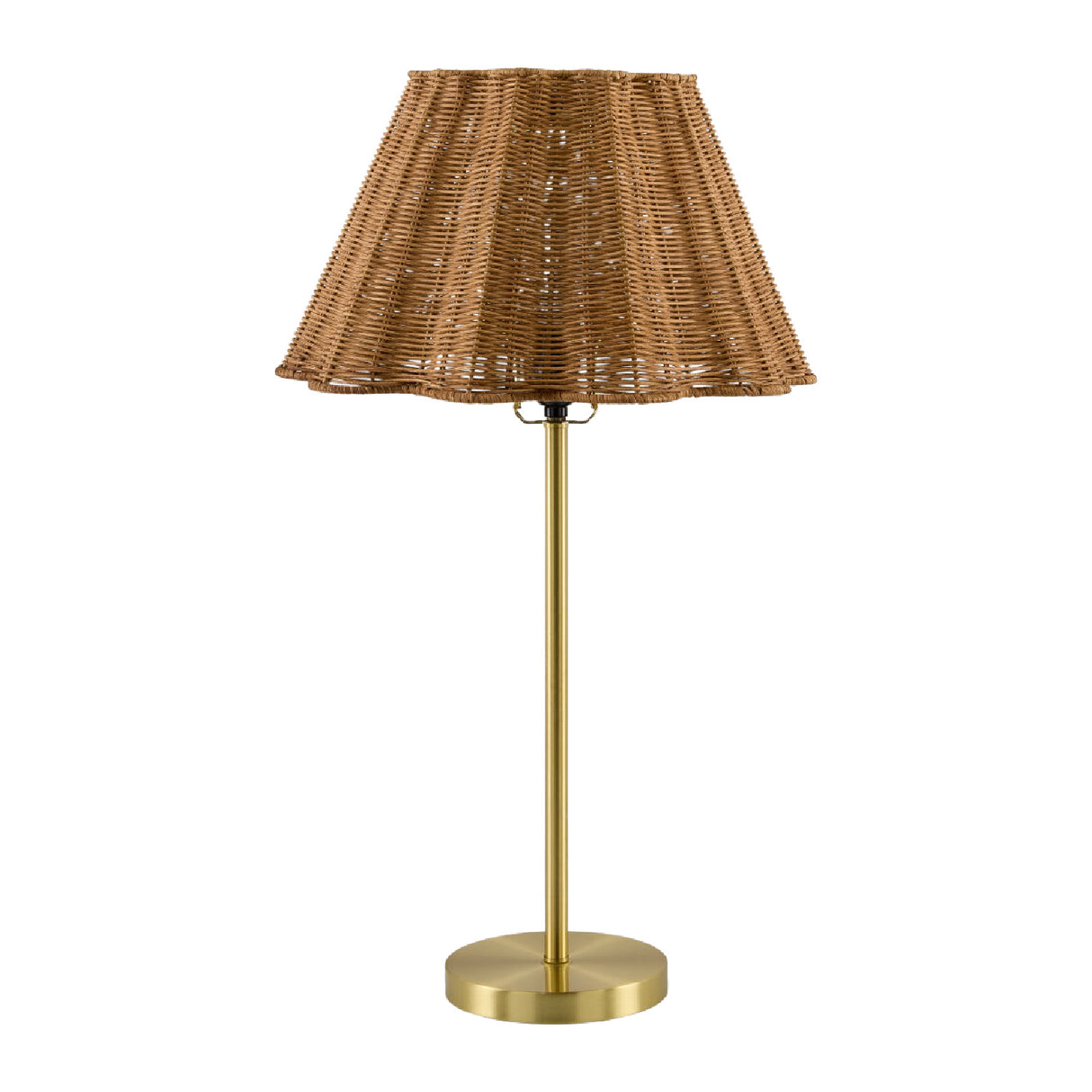Modern European furniture - Wavy Rattan Accent Table Lamp - www.oroa.com