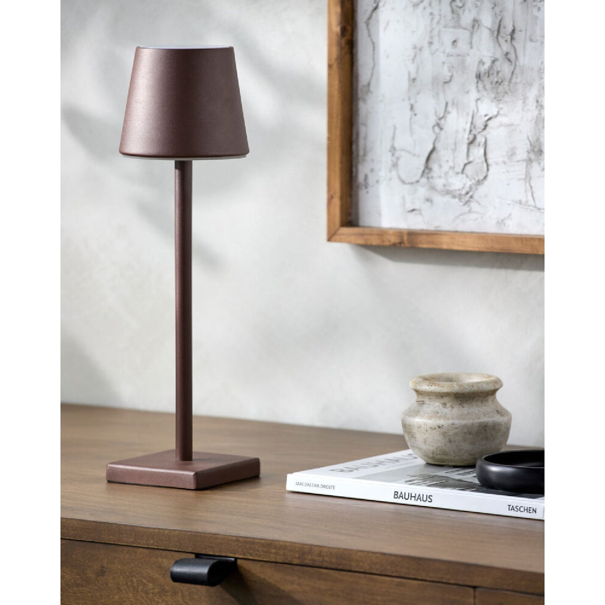 Modern European furniture - Brown Iron Accent Table Lamp - www.oroa.com