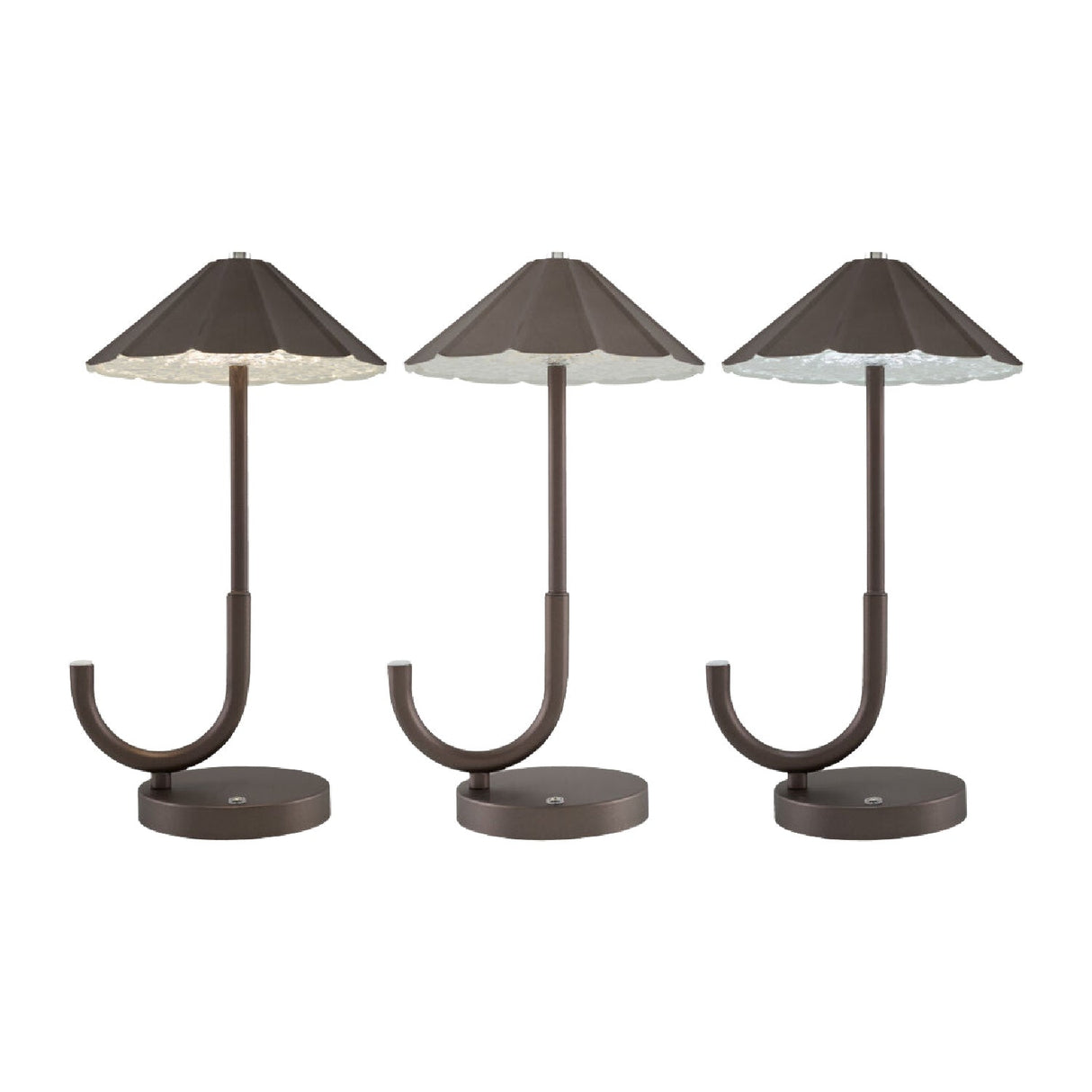 Modern European furniture - Brown Umbrella-Inspired Table Lamp - www.oroa.com