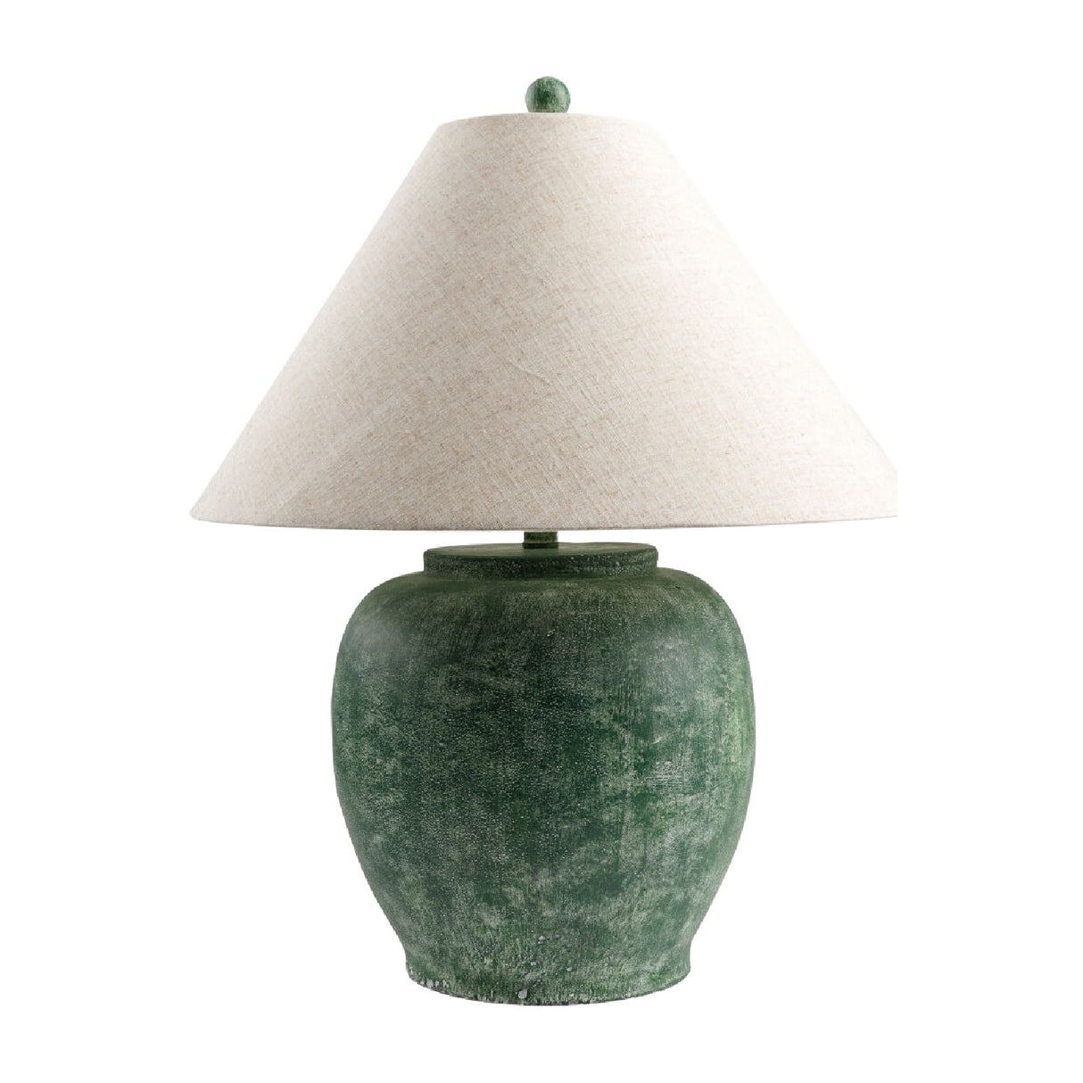 Modern European furniture - Painted Cement Linen Table Lamp - www.oroa.com