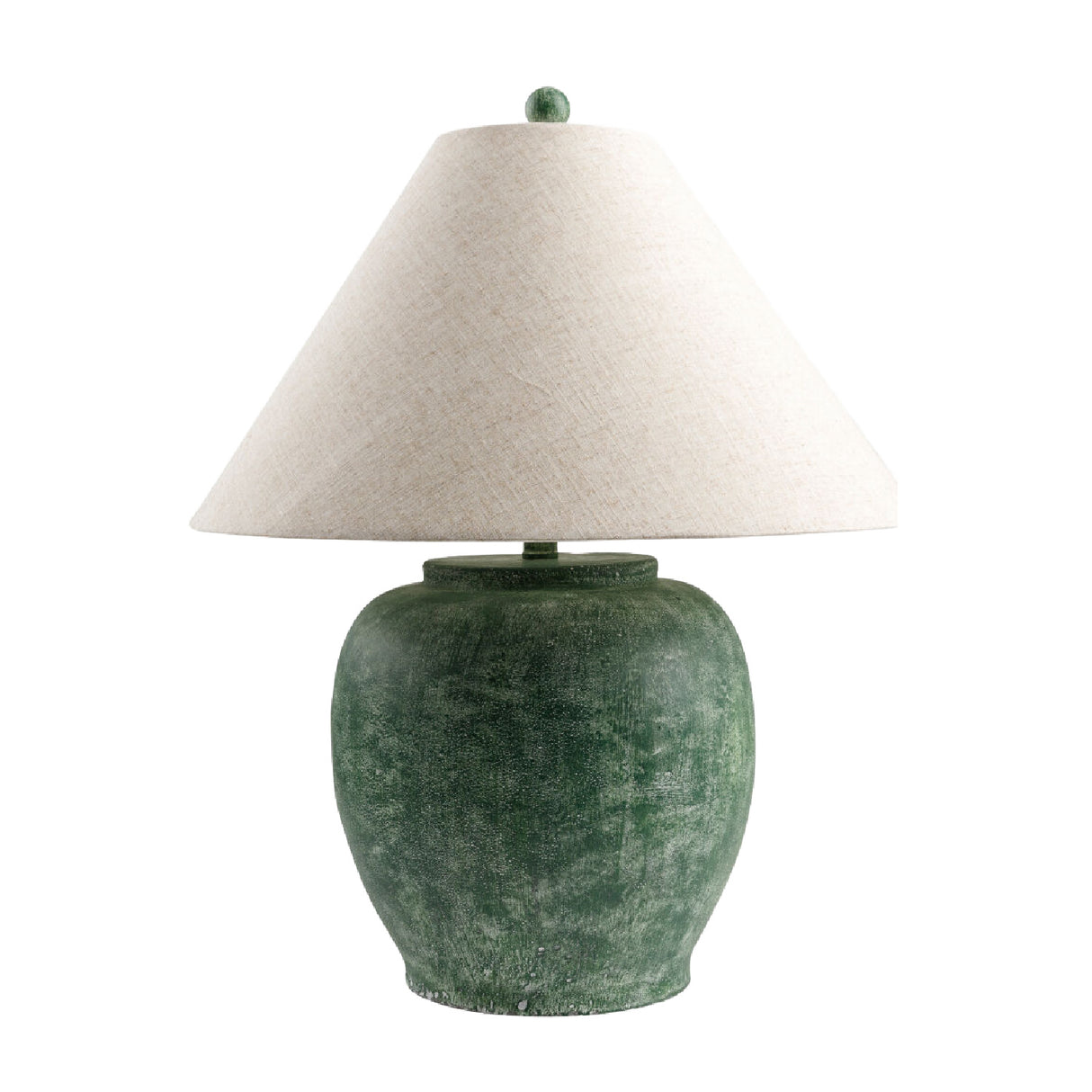 Painted Cement Linen Table Lamp | Oroa.com