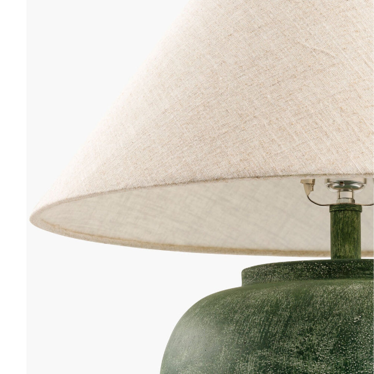 Modern European furniture - Painted Cement Linen Table Lamp - www.oroa.com