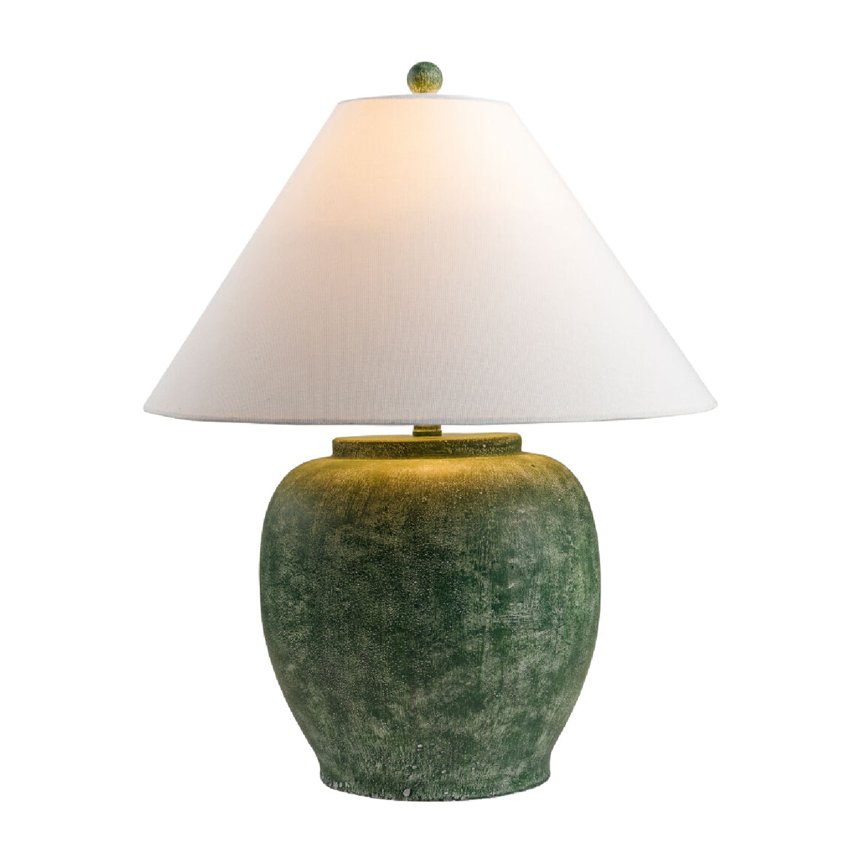 Modern European furniture - Painted Cement Linen Table Lamp - www.oroa.com