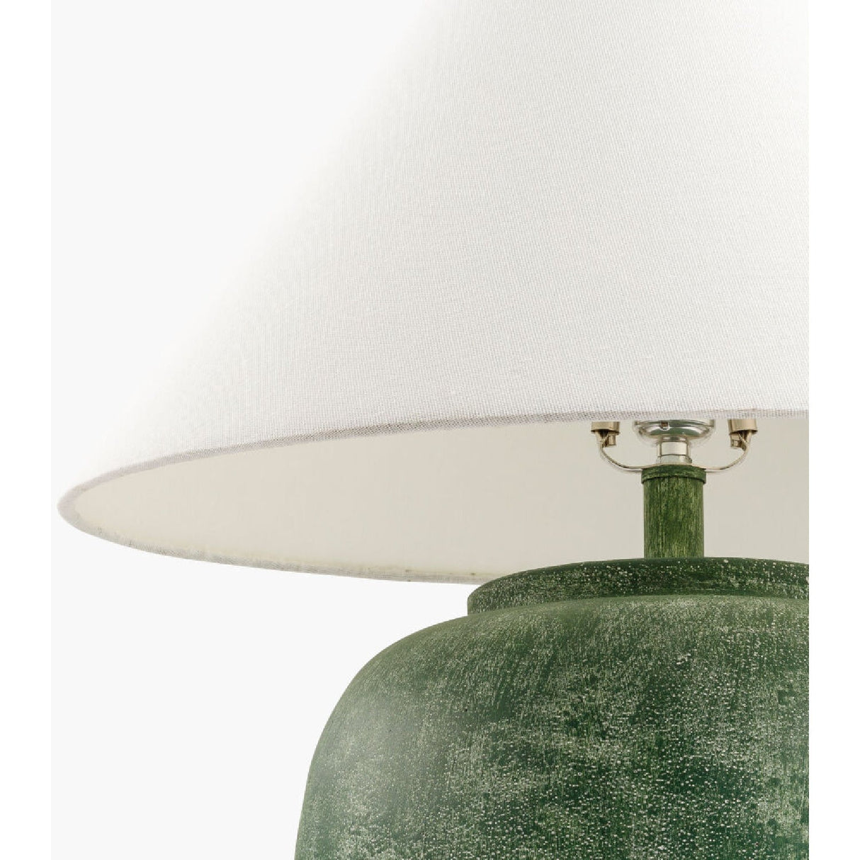 Modern European furniture - Painted Cement Linen Table Lamp - www.oroa.com