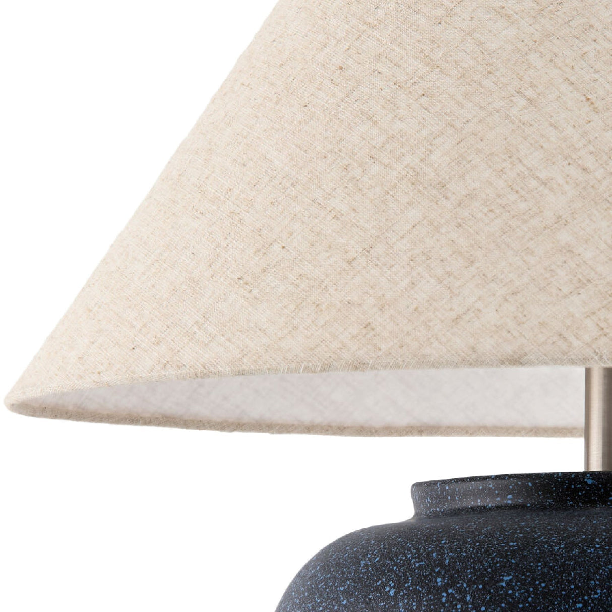 Modern European furniture - Painted Cement Linen Table Lamp - www.oroa.com