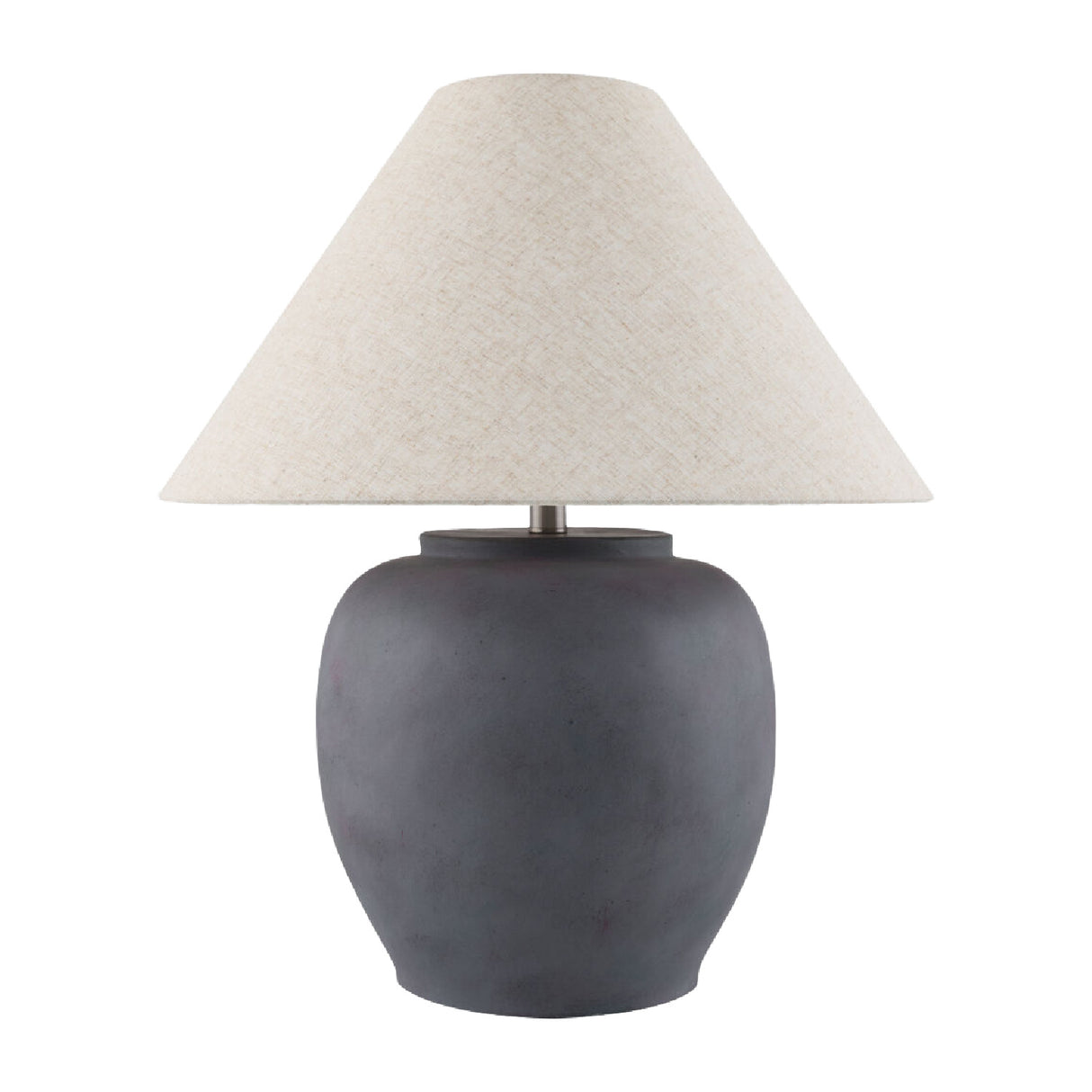 Modern European furniture - Painted Cement Linen Table Lamp - www.oroa.com