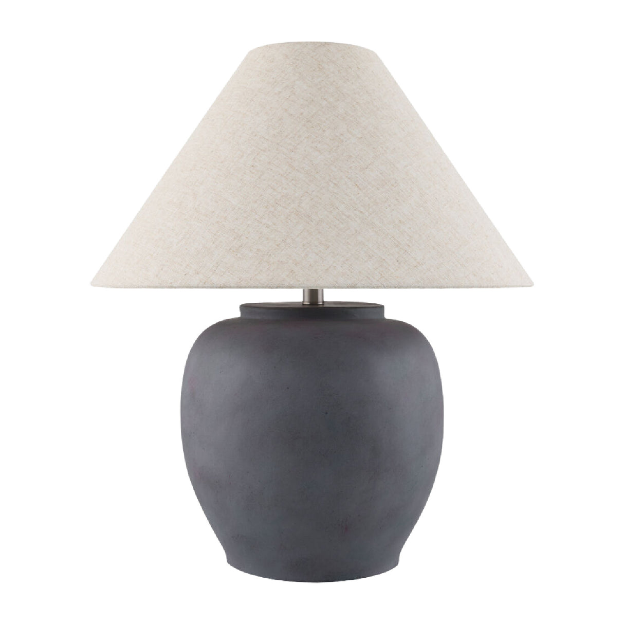 Modern European furniture - Painted Cement Linen Table Lamp - www.oroa.com