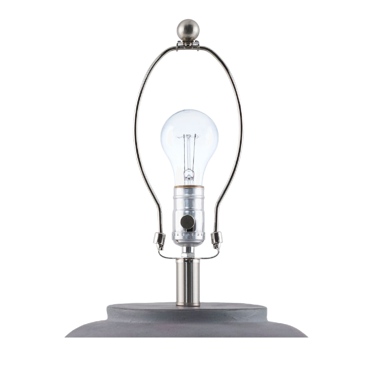 Painted Cement Linen Table Lamp | Oroa.com