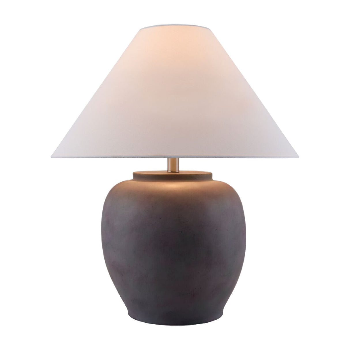 Modern European furniture - Painted Cement Linen Table Lamp - www.oroa.com
