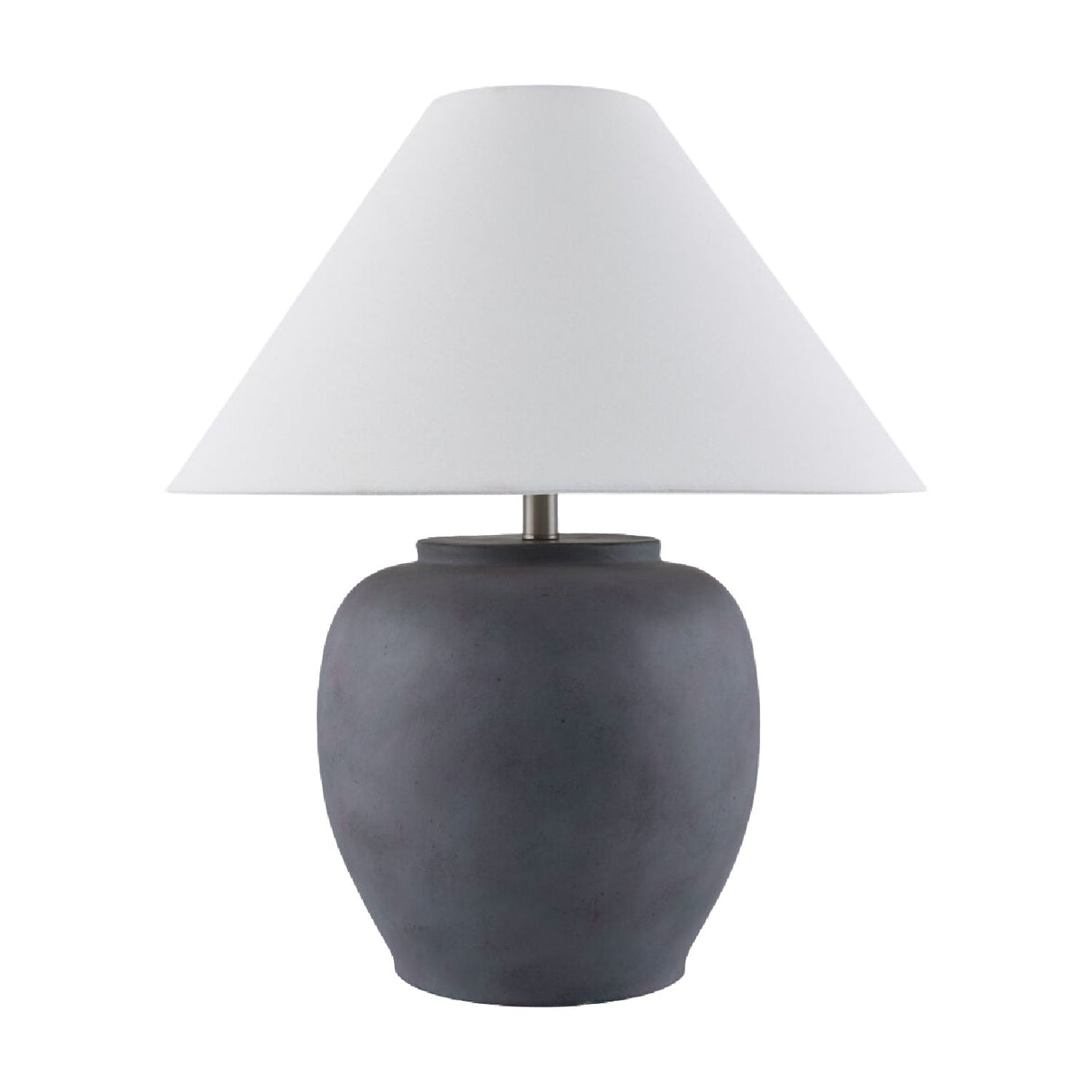 Modern European furniture - Painted Cement Linen Table Lamp - www.oroa.com