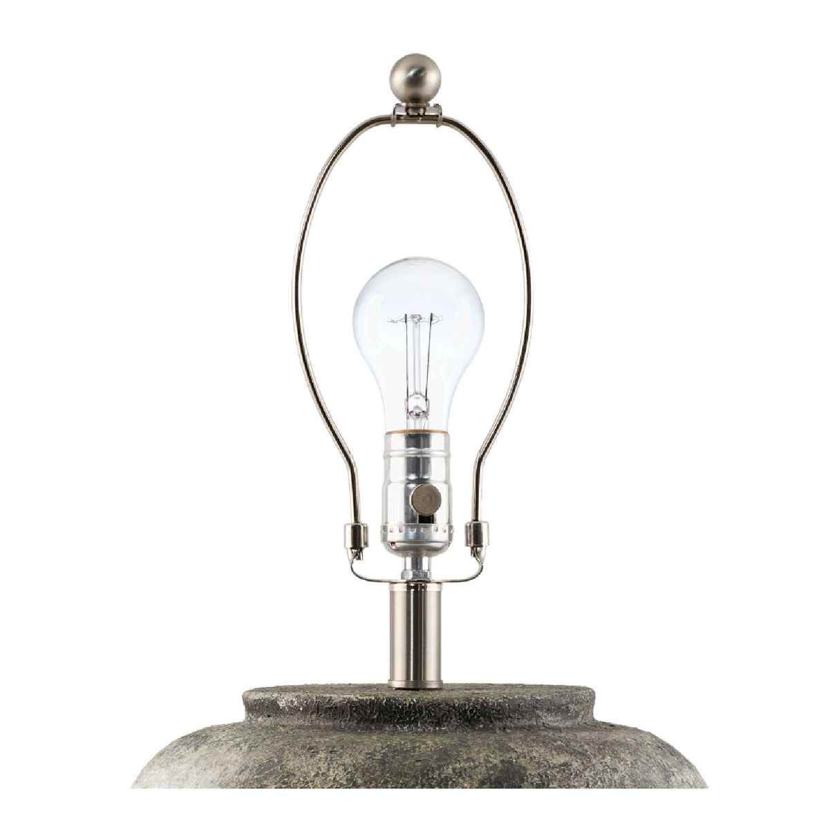 Painted Cement Linen Table Lamp | Oroa.com