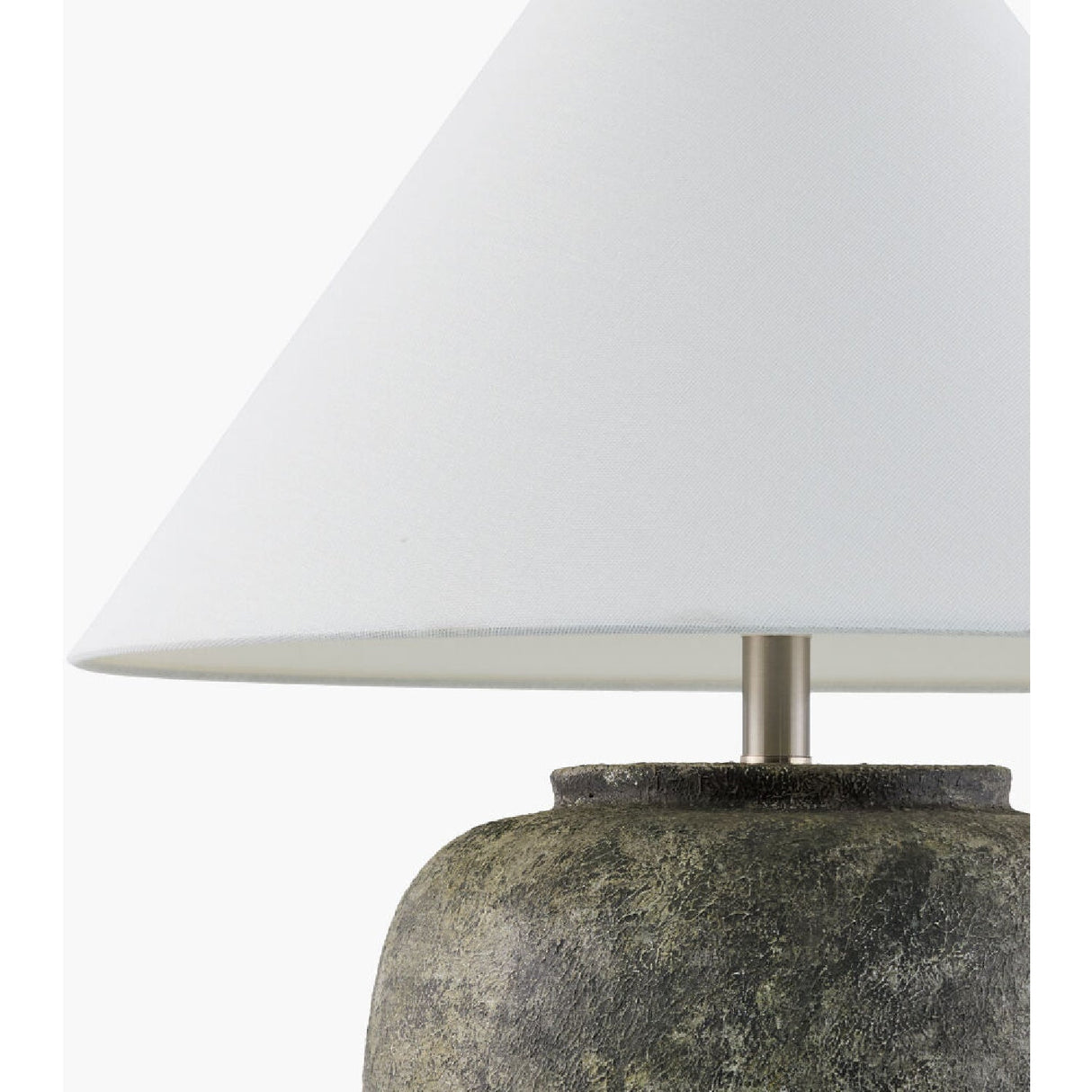 Modern European furniture - Painted Cement Linen Table Lamp - www.oroa.com