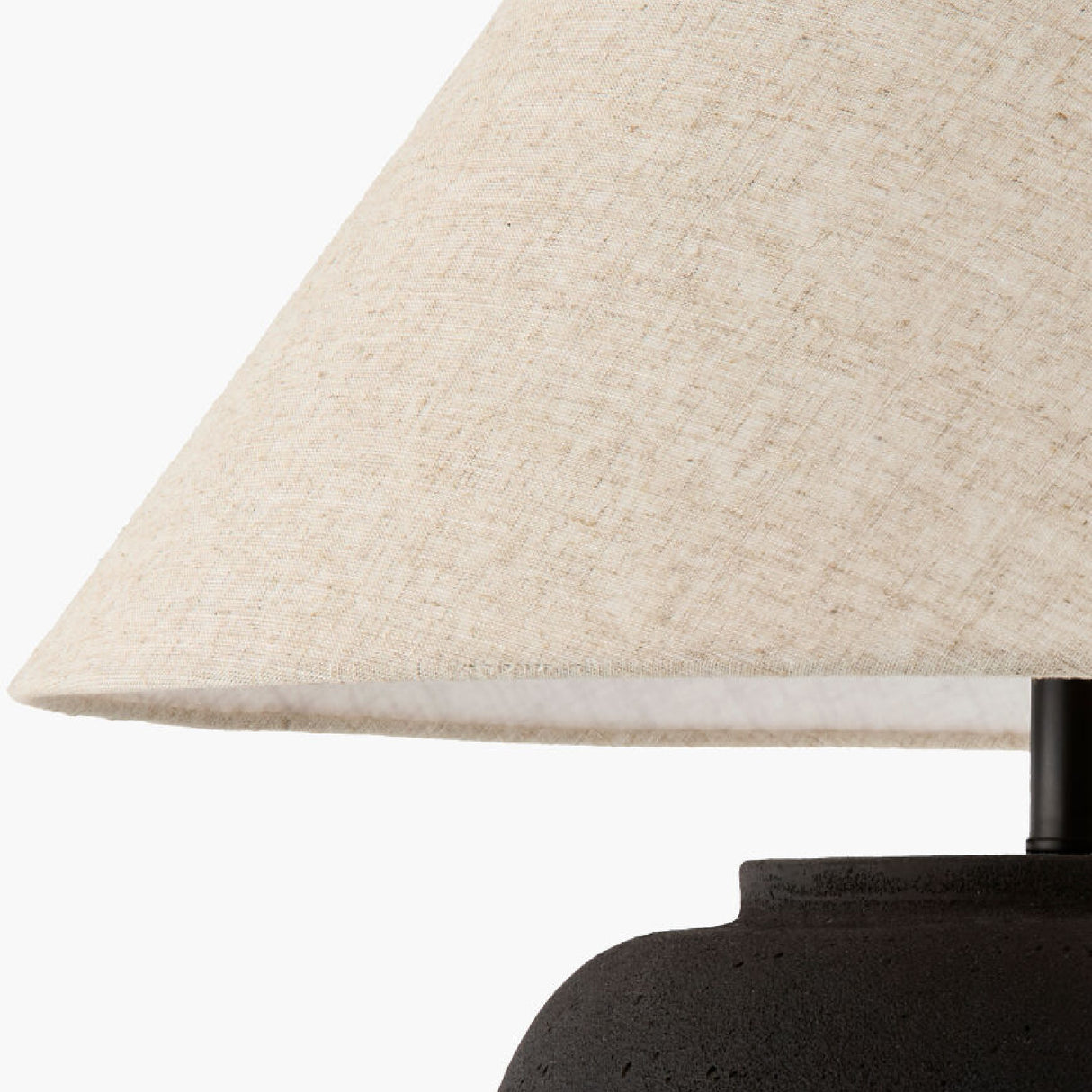 Painted Cement Linen Table Lamp | Oroa.com