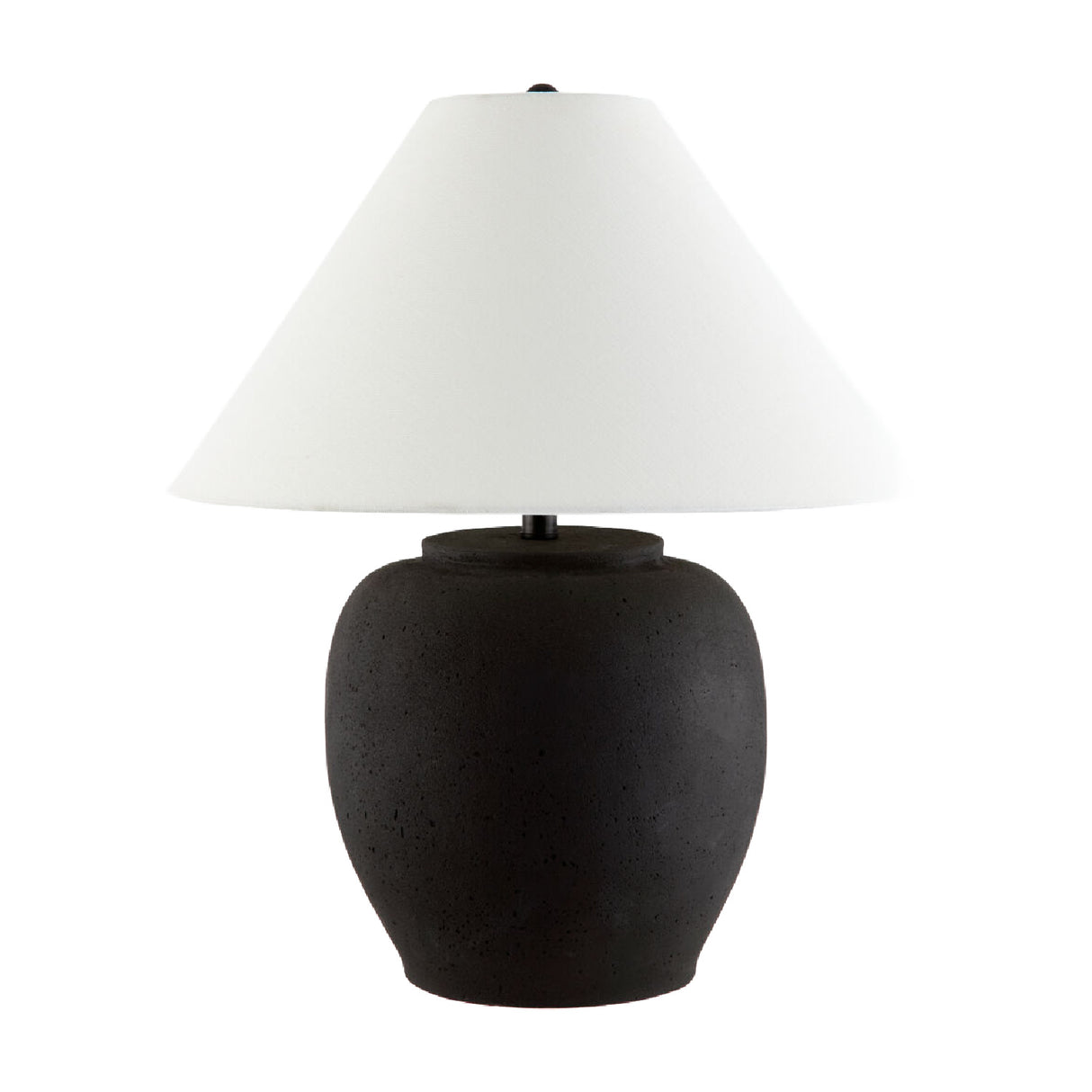 Painted Cement Linen Table Lamp | Oroa.com