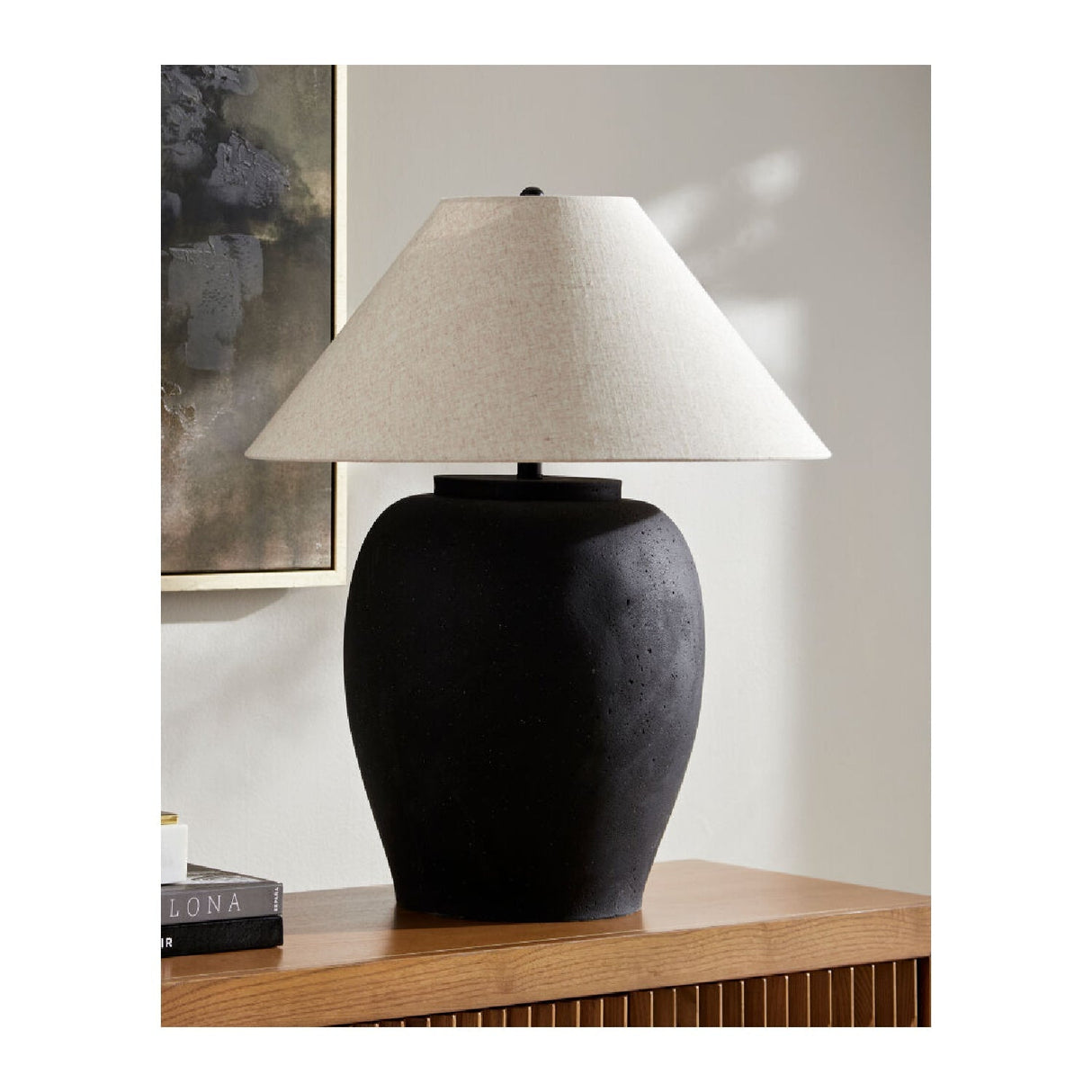 Modern European furniture - Cement Base Accent Floor Lamp - www.oroa.com