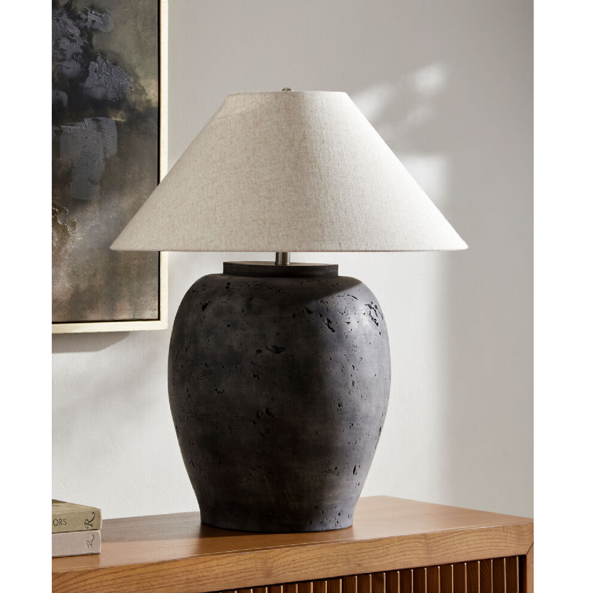 Modern European furniture - Cement Base Accent Floor Lamp - www.oroa.com
