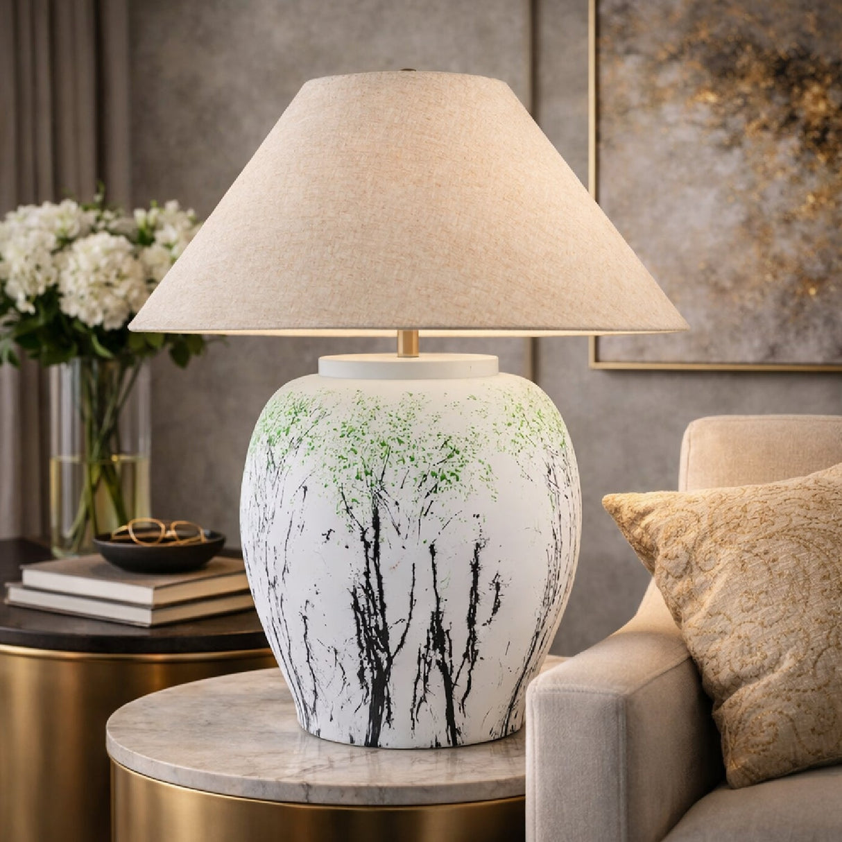 Modern European furniture - Cement Base Accent Floor Lamp - www.oroa.com