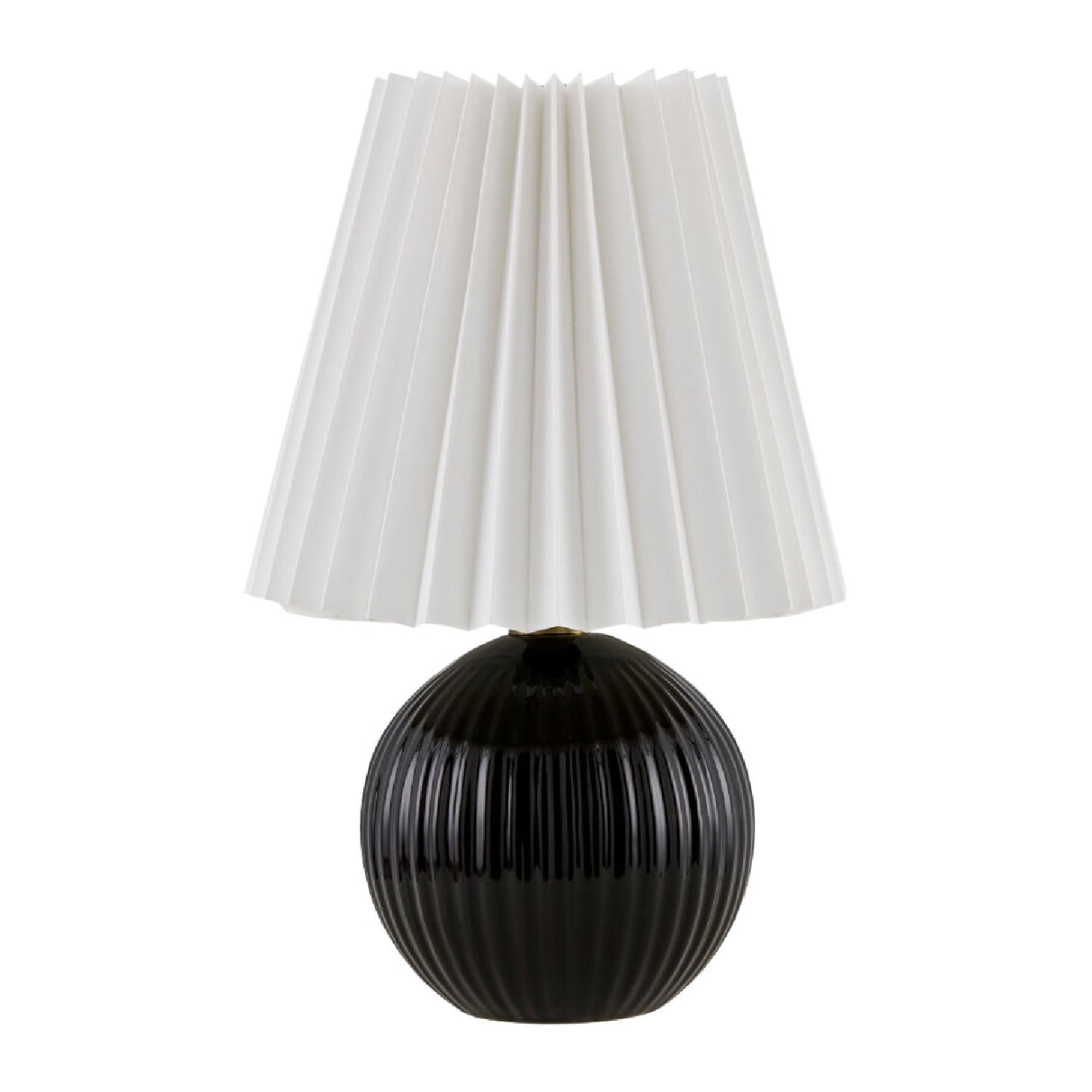 Modern European furniture - Pleated Linen Ceramic Table Lamp - www.oroa.com