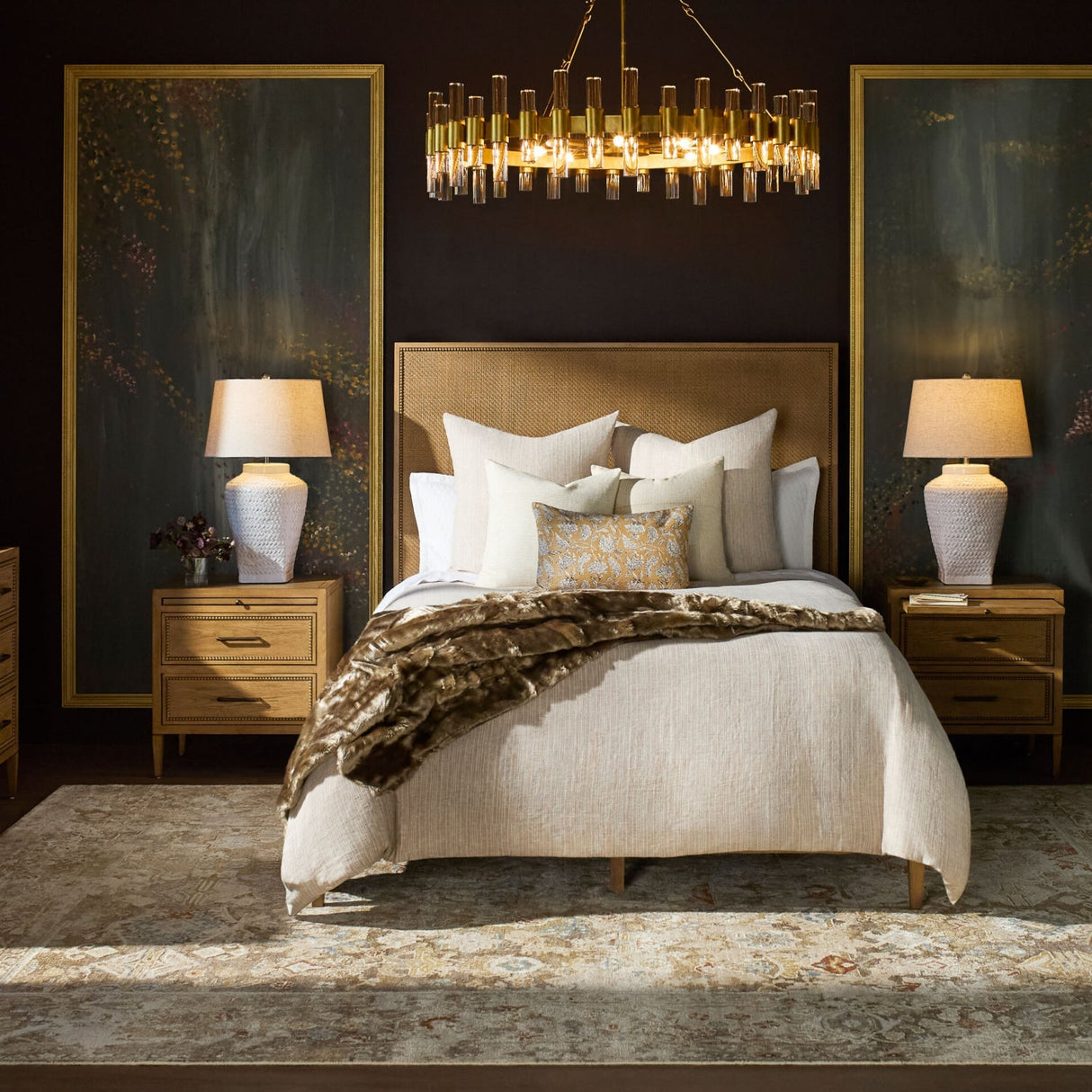 Modern European furniture - 8-Light Gold Chandelier - www.oroa.com