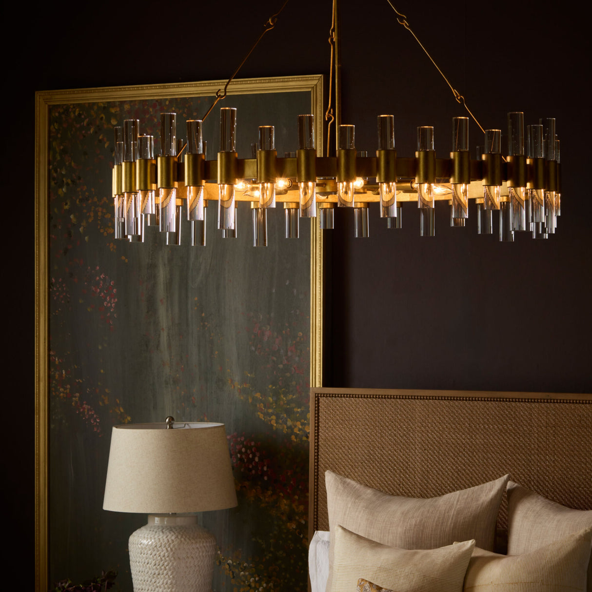 Modern European furniture - 8-Light Gold Chandelier - www.oroa.com
