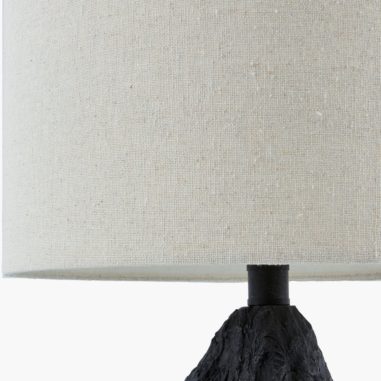 Modern European furniture - Black Organic Textured Table Lamp - www.oroa.com