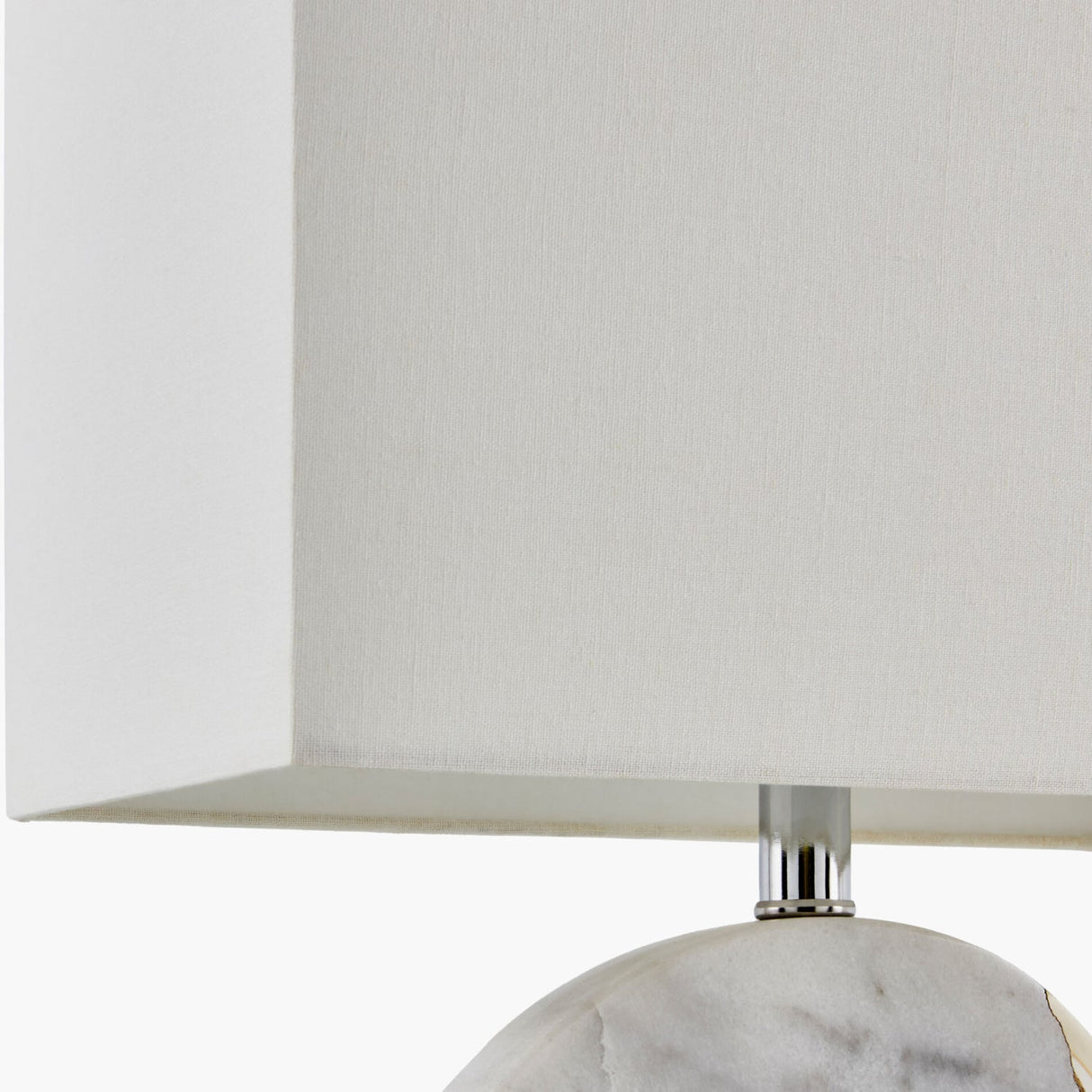 Modern European furniture - Round White Marble Table Lamp - www.oroa.com