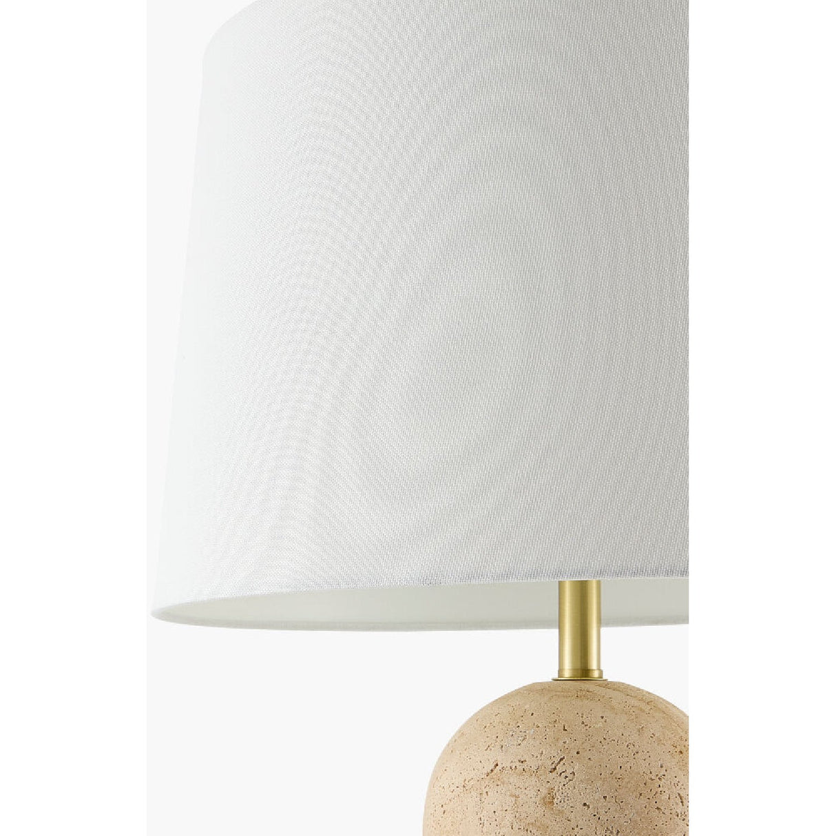 Modern European furniture - Drum Shade Travertine Table Lamp - www.oroa.com