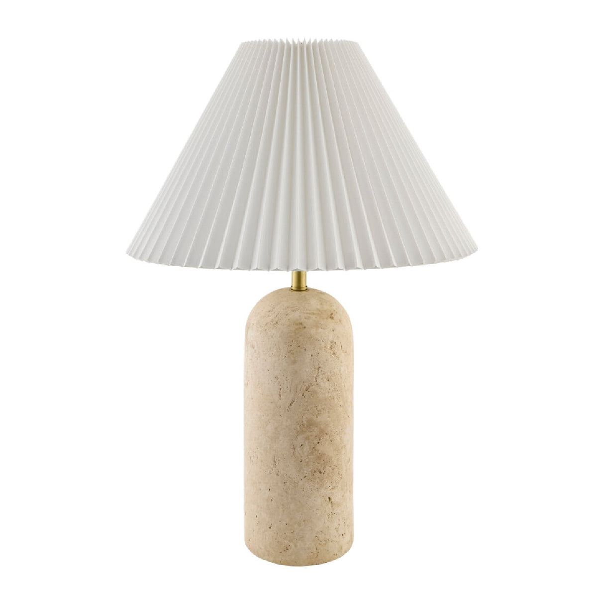 Modern European furniture - Empire Shade Travertine Table Lamp - www.oroa.com