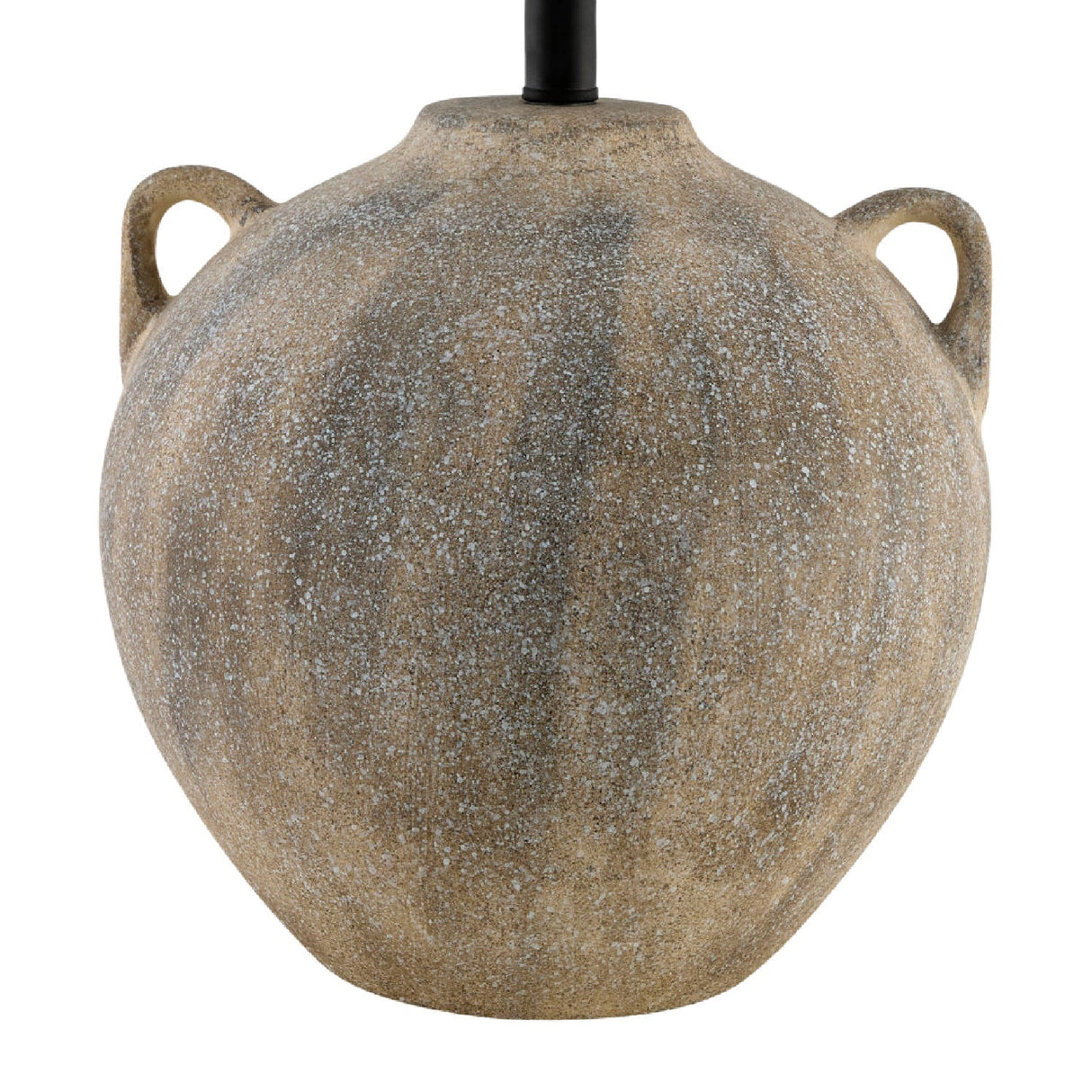 Modern European furniture - Brown Ceramic Linen Table Lamp - www.oroa.com