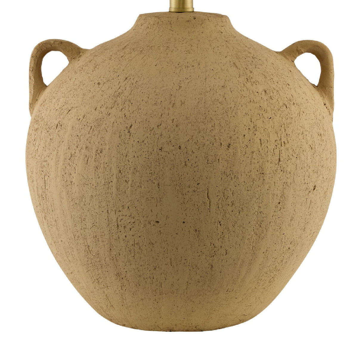Modern European furniture - Brown Ceramic Linen Table Lamp - www.oroa.com