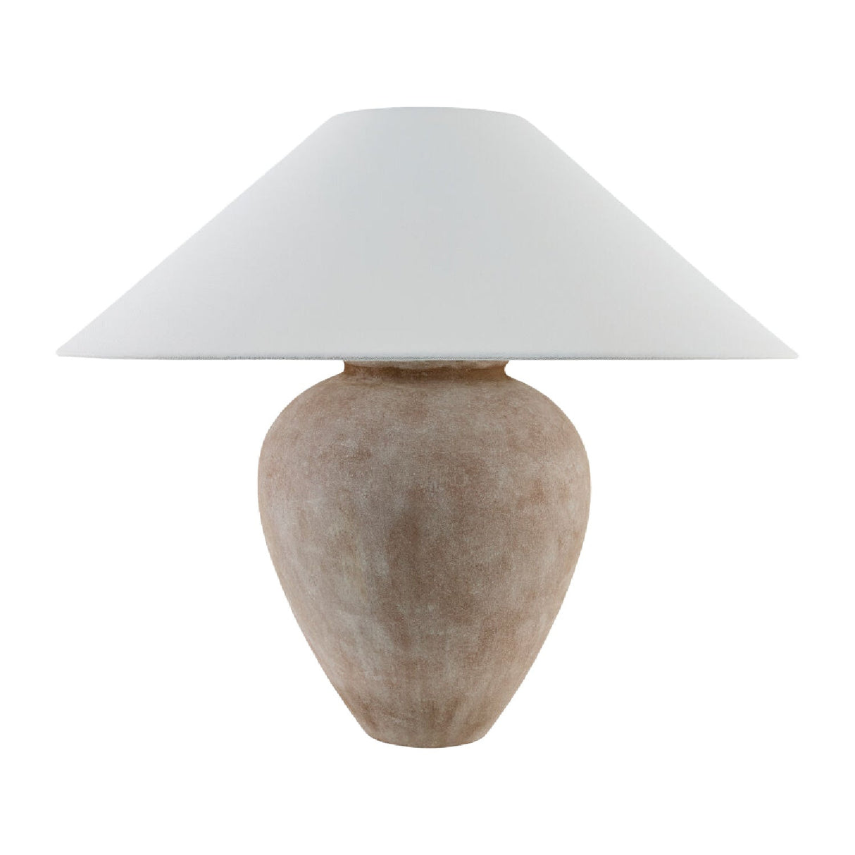 Modern European furniture - Glazed Brown Ceramic Table Lamp - www.oroa.com