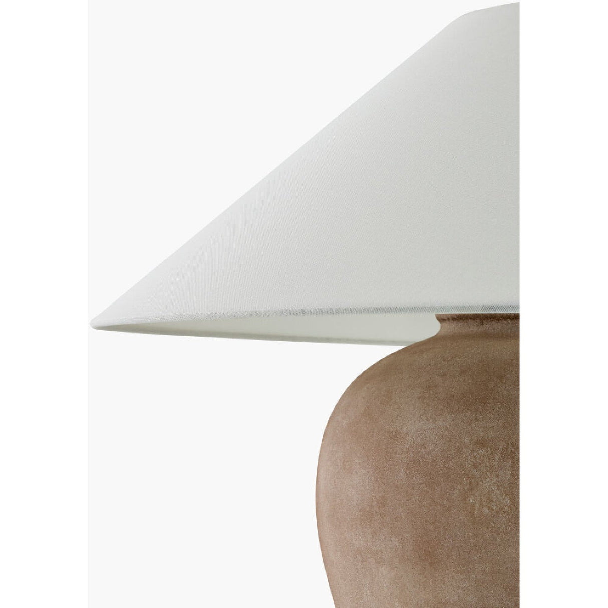 Modern European furniture - Glazed Brown Ceramic Table Lamp - www.oroa.com
