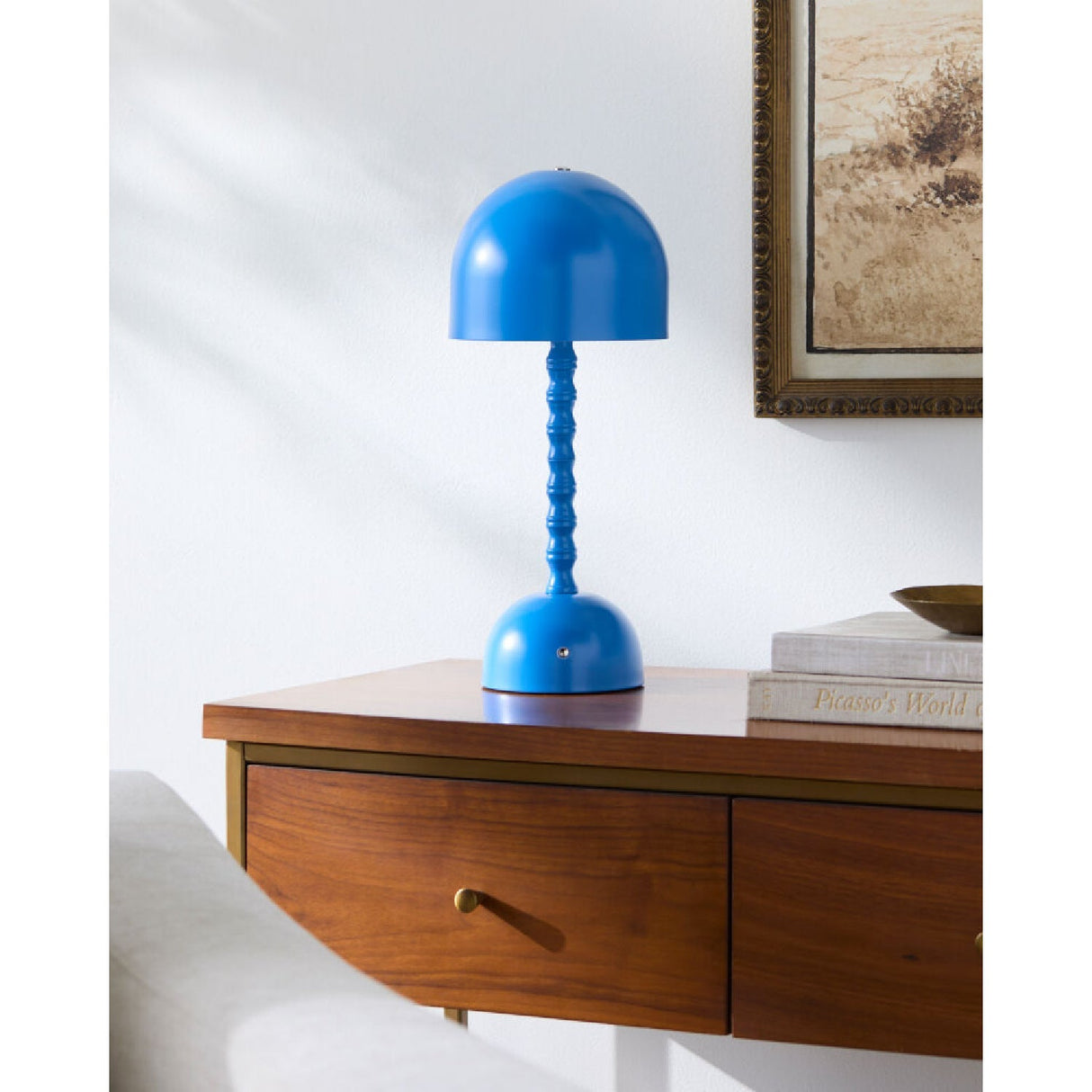 Modern European furniture - Painted Iron Dome Table Lamp - www.oroa.com
