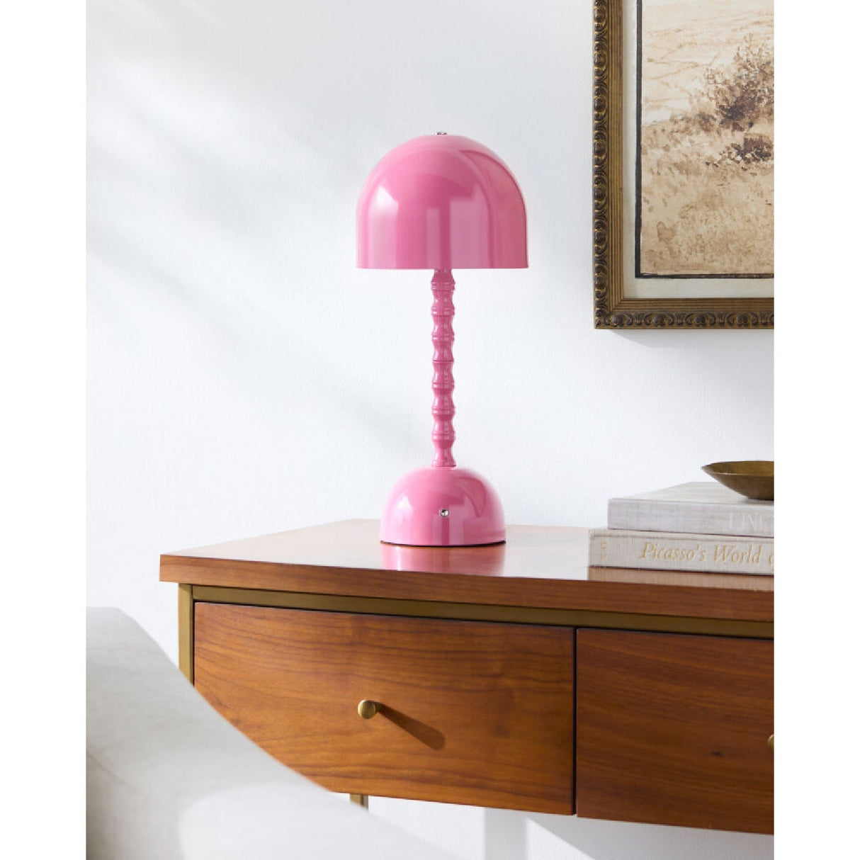 Modern European furniture - Painted Iron Dome Table Lamp - www.oroa.com