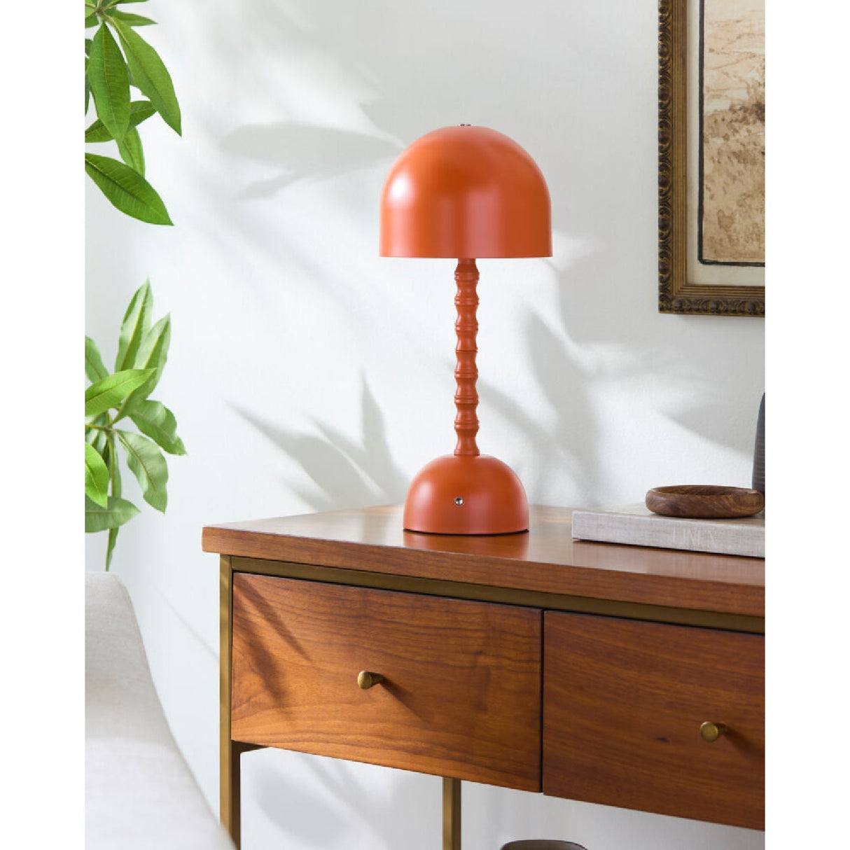 Modern European furniture - Painted Iron Dome Table Lamp - www.oroa.com