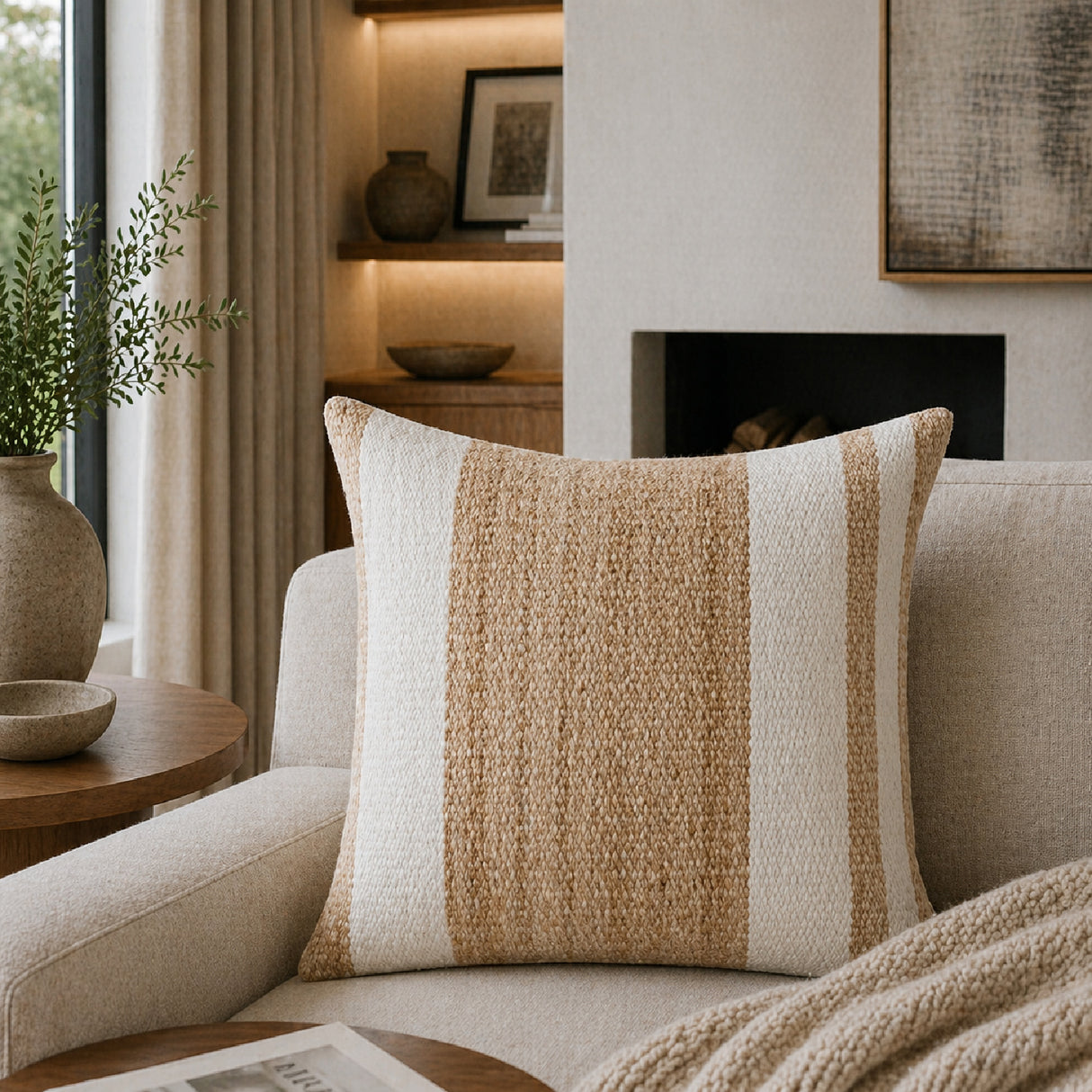 Modern European furniture - Woven Cotton Poly Insert Pillow - www.oroa.com