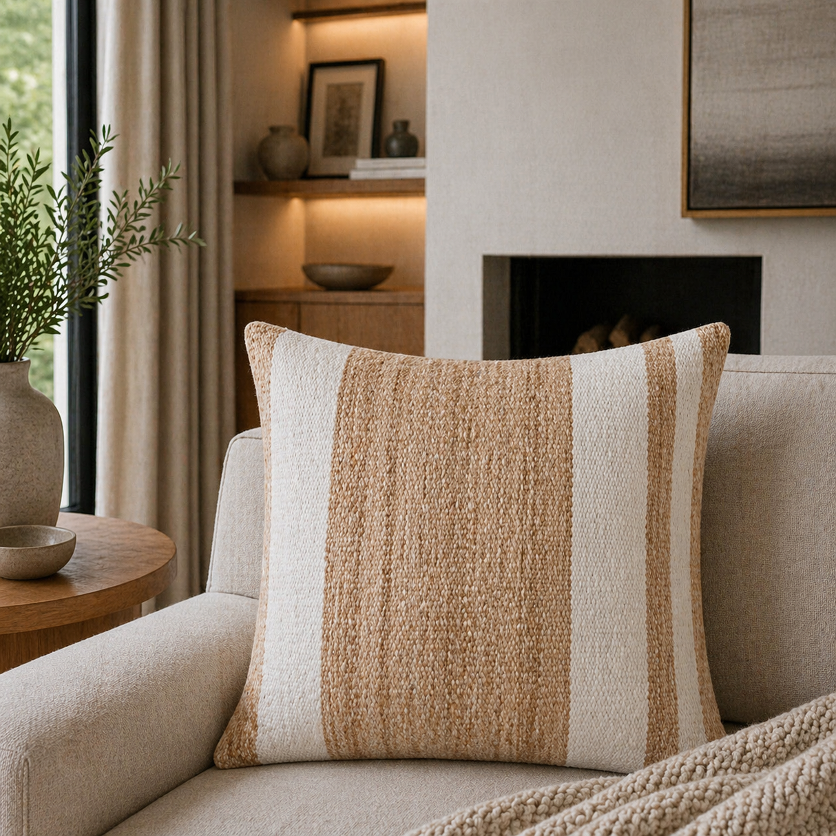 Modern European furniture - Woven Cotton Poly Insert Pillow - www.oroa.com