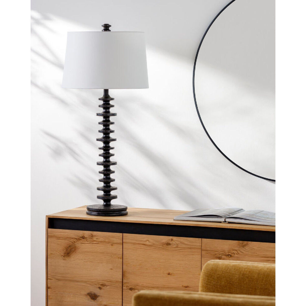 Modern European furniture - Round Layers Accent Table Lamp - www.oroa.com