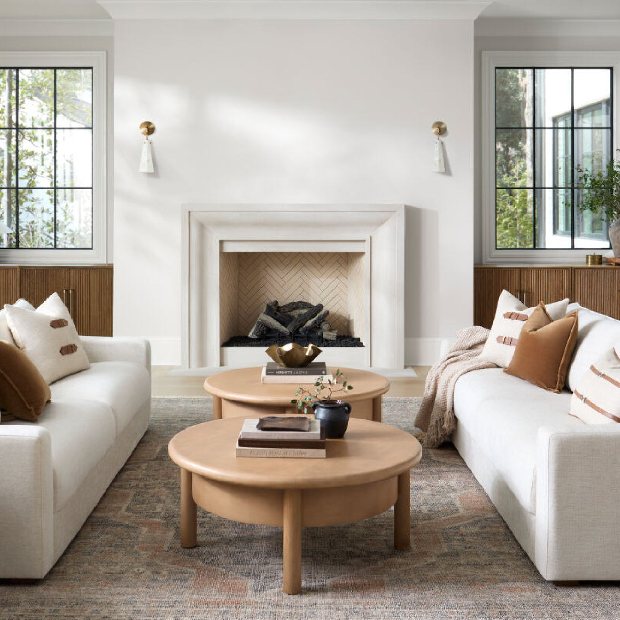 Modern European furniture - White Stone Wall Lamp - www.oroa.com